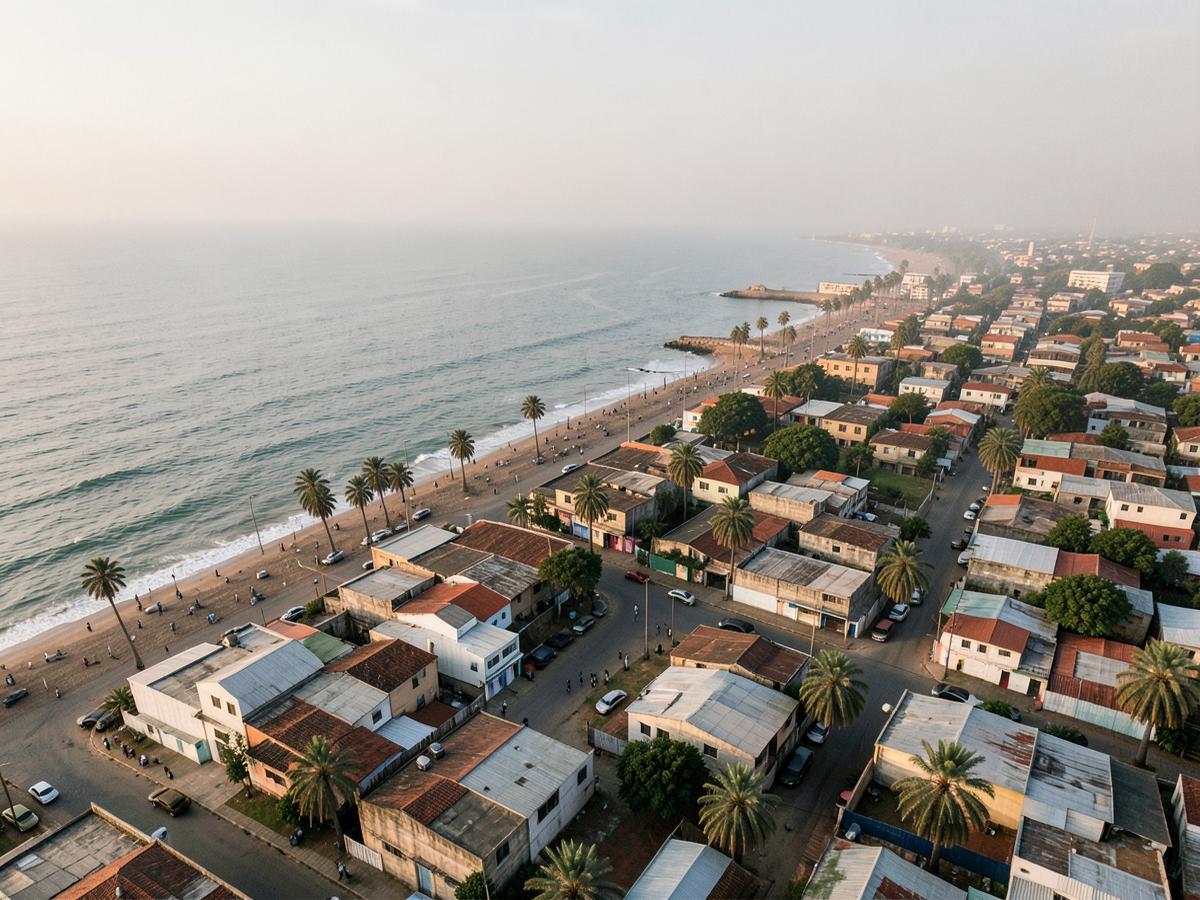 Vue de la zone Almadies